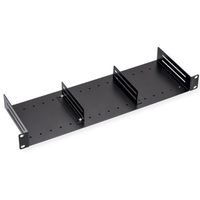 VALUE 19-Zoll-Fachboden mit 2 verstellbaren Teilern, 1 HE, schwarz