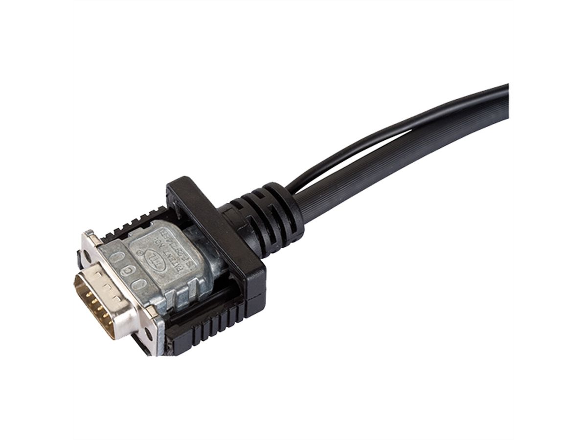 BACHMANN Verlängerungskabel VGA, schwarz, 5 m