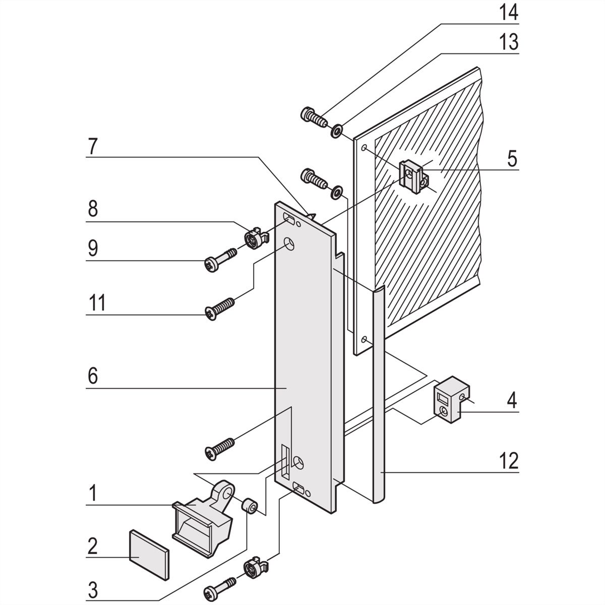 SCHROFF Steckbaugruppen mit Aushebegriff in Trapezform - Frontplatte, U-Profil, geschirmt - STECKBAUGR.HF TR-GR 3HE 10TE