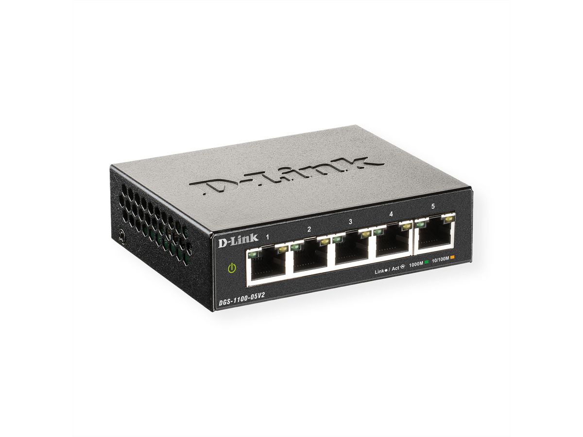 D-Link DGS-1100-05V2 Gigabit Smart Managed Switches