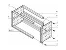 SCHROFF Bausatz, ungeschirmt, "flexible", für Steckverbindermontage - BGTR PRO F 6HE 84TE 295T MZ