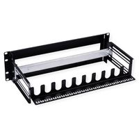 VALUE 19-Zoll-Tragrahmen für Hutschienengeräte, 3HE, schwarz