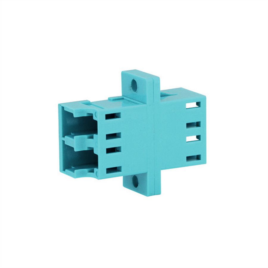 TELEGÄRTNER LC Duplex Kupplung, Multimode, Keramikhülse, Gehäuse türkis, Z77
