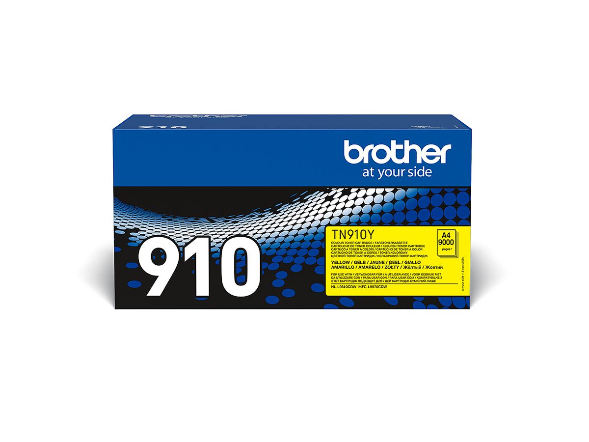 Brother TN-910Y Tonerkartusche 1 Stück(e) Original Gelb