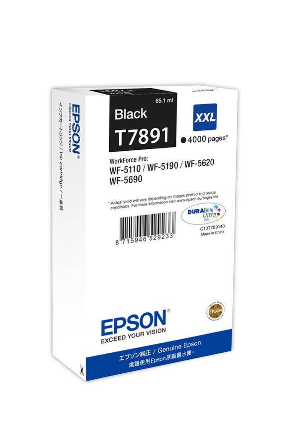 Epson Tintenpatrone XXL Black 4k