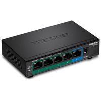 TRENDnet TPE-TG52 5-Port PoE Switch Gigabit PoE+ 32W