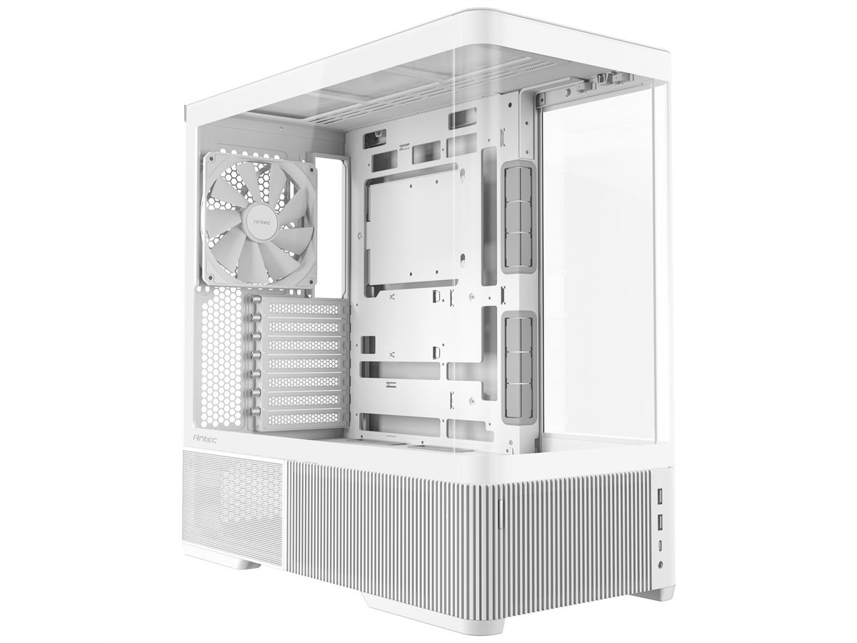ANTEC Constellation C6 Curve Air White PC Gehäuse ATX Midi Tower, weiß