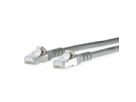 METZ CONNECT Patchkabel Cat.6A AWG 26, LSOH, grau, 0,5 m