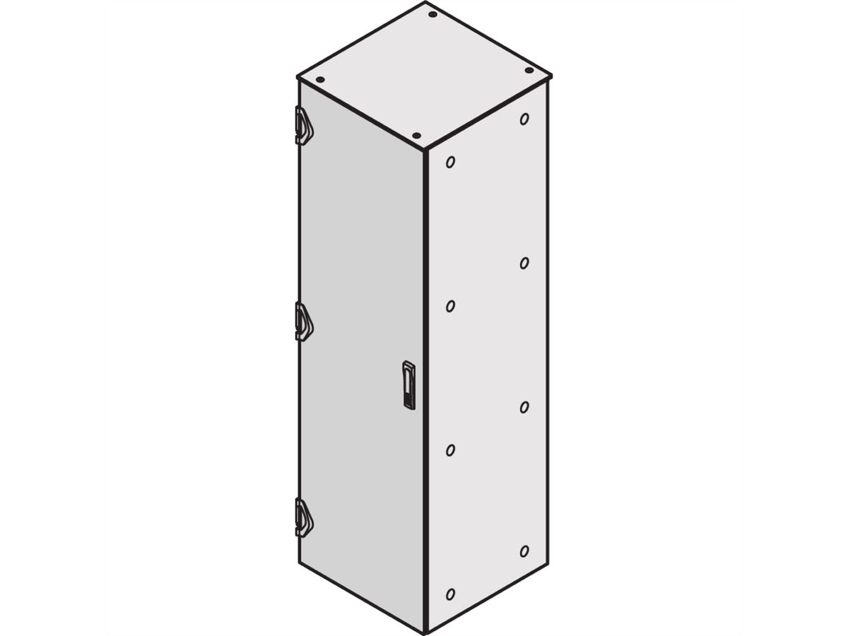 SCHROFF EMV IP55 Stahltür, Vari-, geschl
