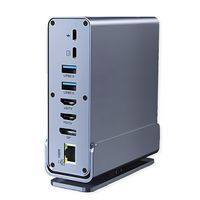 VALUE USB-C Docking Station 16in1, HDMI/DP 4K60, Gigabit Ethernet, USB-A, USB-C, PD, SD/microSD, Audio