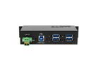 EXSYS EX-1185HMVS-2 4-Port Metall USB 3.2 Gen1 mit 15KV ESD Überspannungs-Schutz