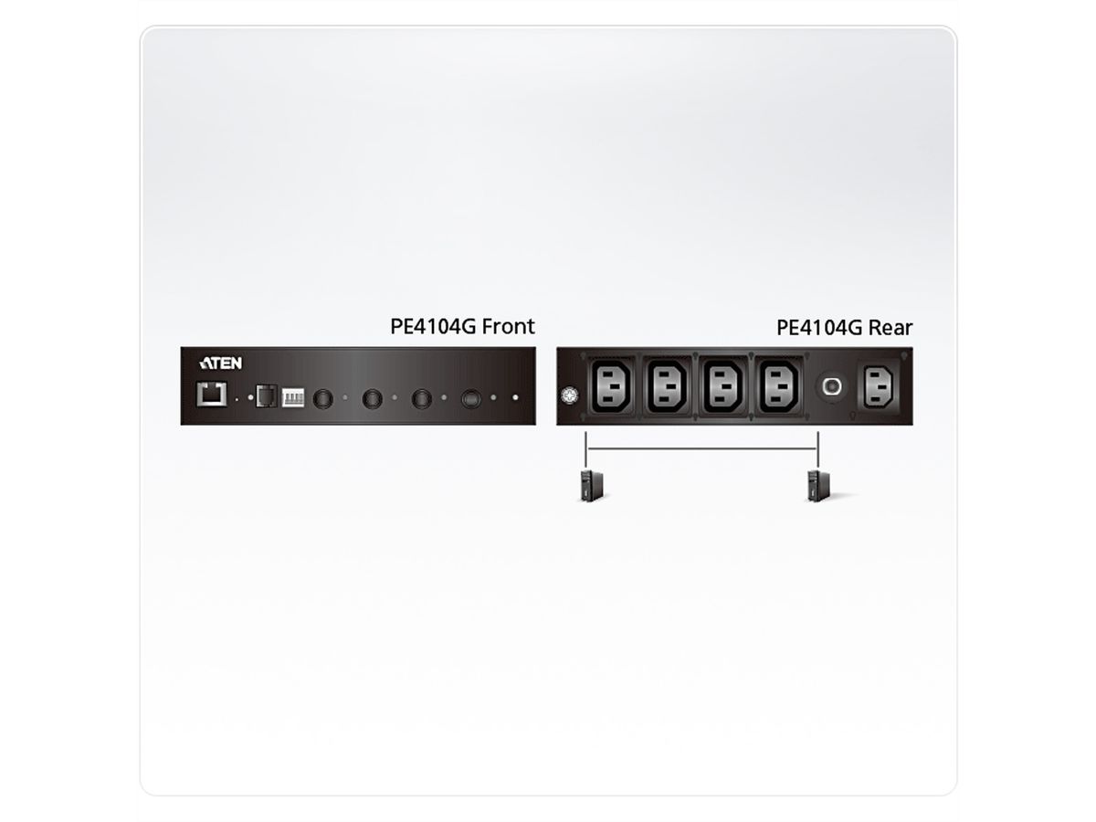 ATEN PE4104G PDU 4-Ausgänge IP Kontrollbox