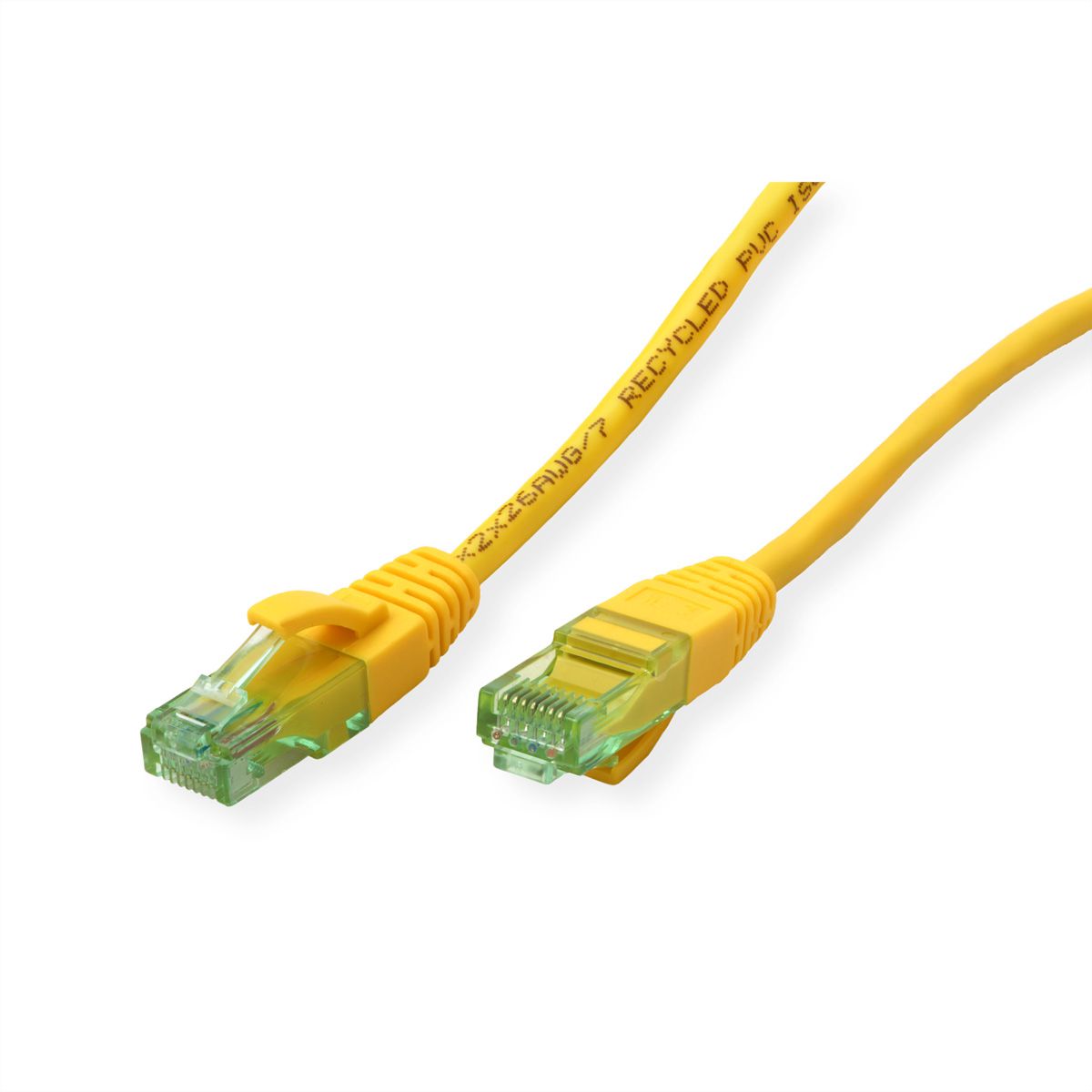ROLINE RM Patchkabel Cat.6A UTP, gelb, 2 m