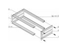 SCHROFF Bausatz, ungeschirmt, "heavy", zur Backplanemontage - BGTR PRO H 3HE 84TE 355T KD