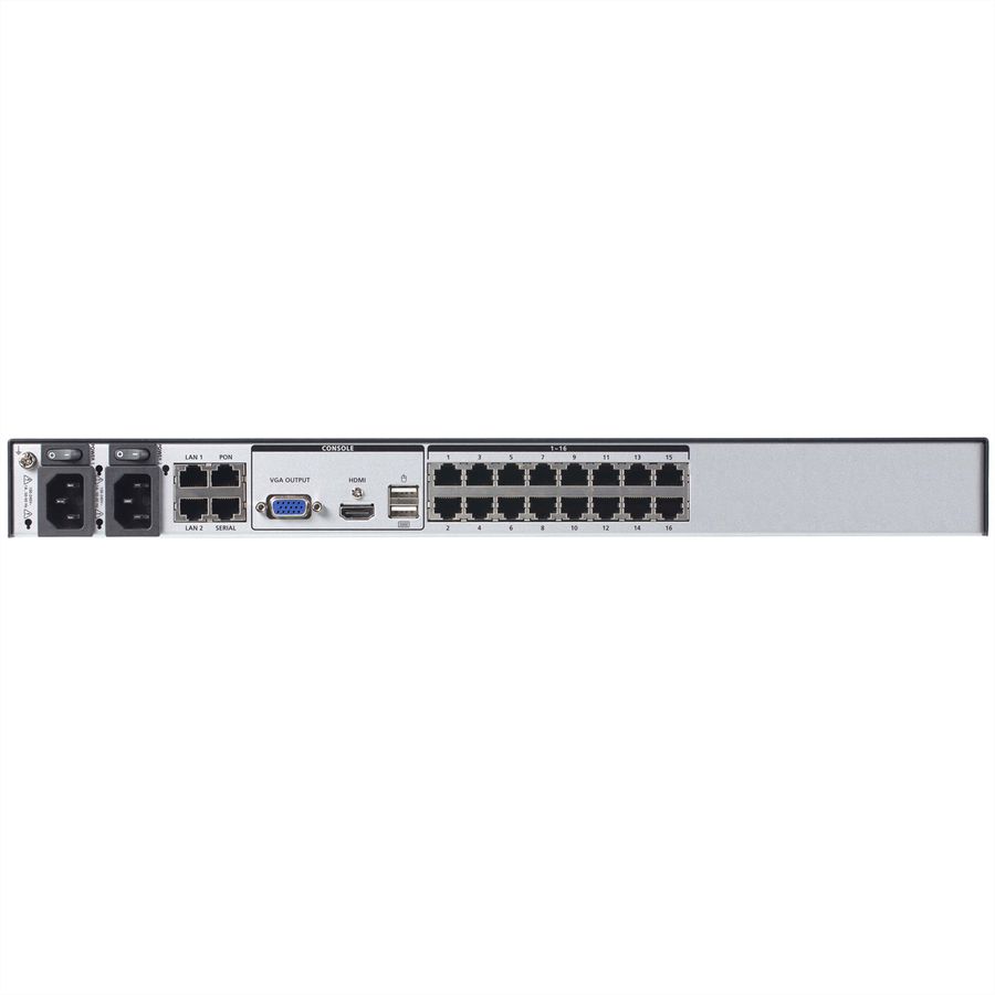 ATEN KN2116VB 16-Port Cat 5 KVM over IP 1 local und 2 remote