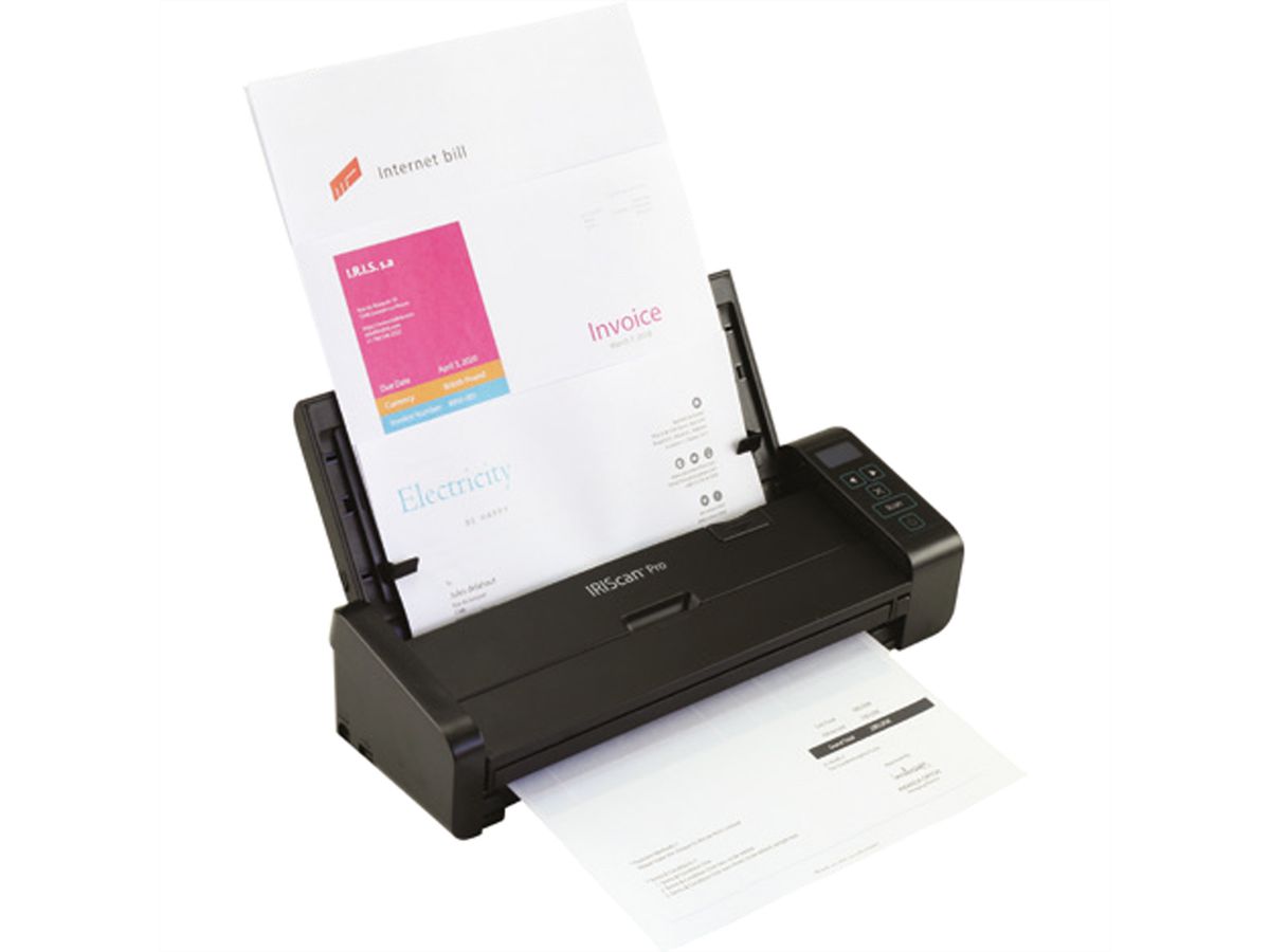 IRISCan Pro 5 23PPM ADF20Pages Dokumentenscanner, Mobiler Scanner mit Mehrfacheinzug