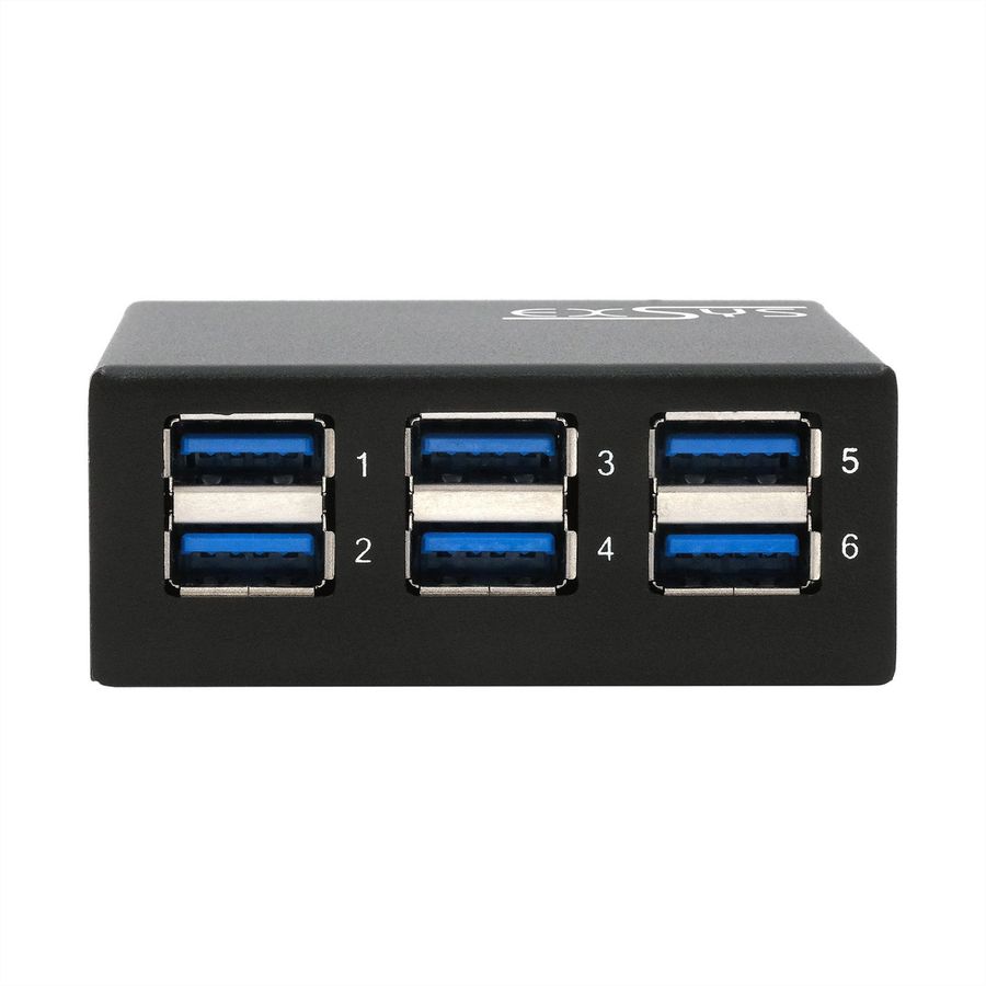 EXSYS EX-11246HMS 6-Port USB 3.2 Gen 1 Hub