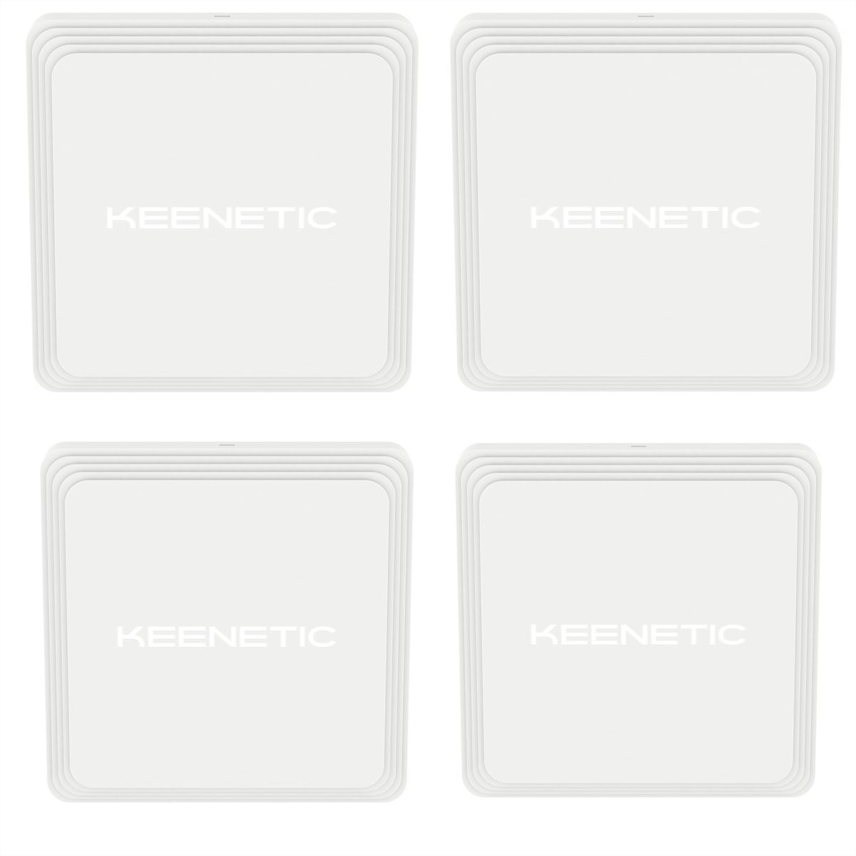 Keenetic Voyager Pro AX1800 Mesh WiFi-6 Router/-Extender/-Access-Point, 4er-Pack