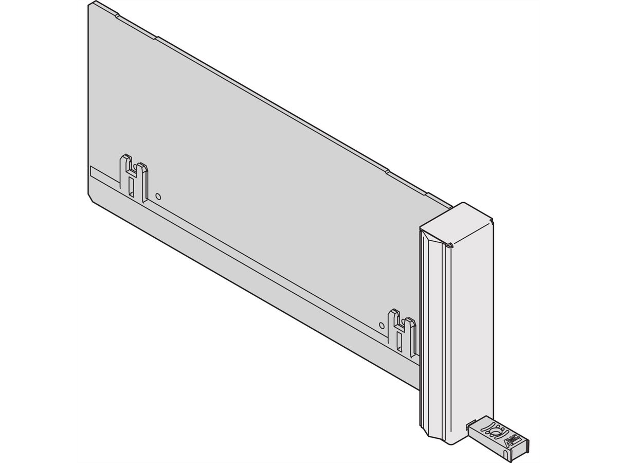 SCHROFF Filler-Modul ECO mit starrem Griff - AMC BLINDMODUL MS S