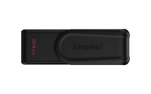 Kingston Technology DataTraveler 64GB Portable USB 3.2 Gen 1 Exodia S (Schwarz/Schwarz)