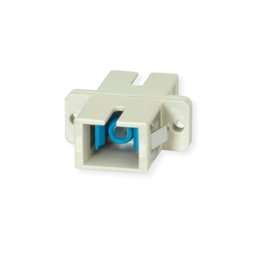 TELEGÄRTNER SC Kupplung, Multimode, Keramikhülse, Kunststoffgehäuse, beige