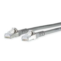 METZ CONNECT Patchkabel Cat.6A AWG 26, LSOH, grau, 4 m