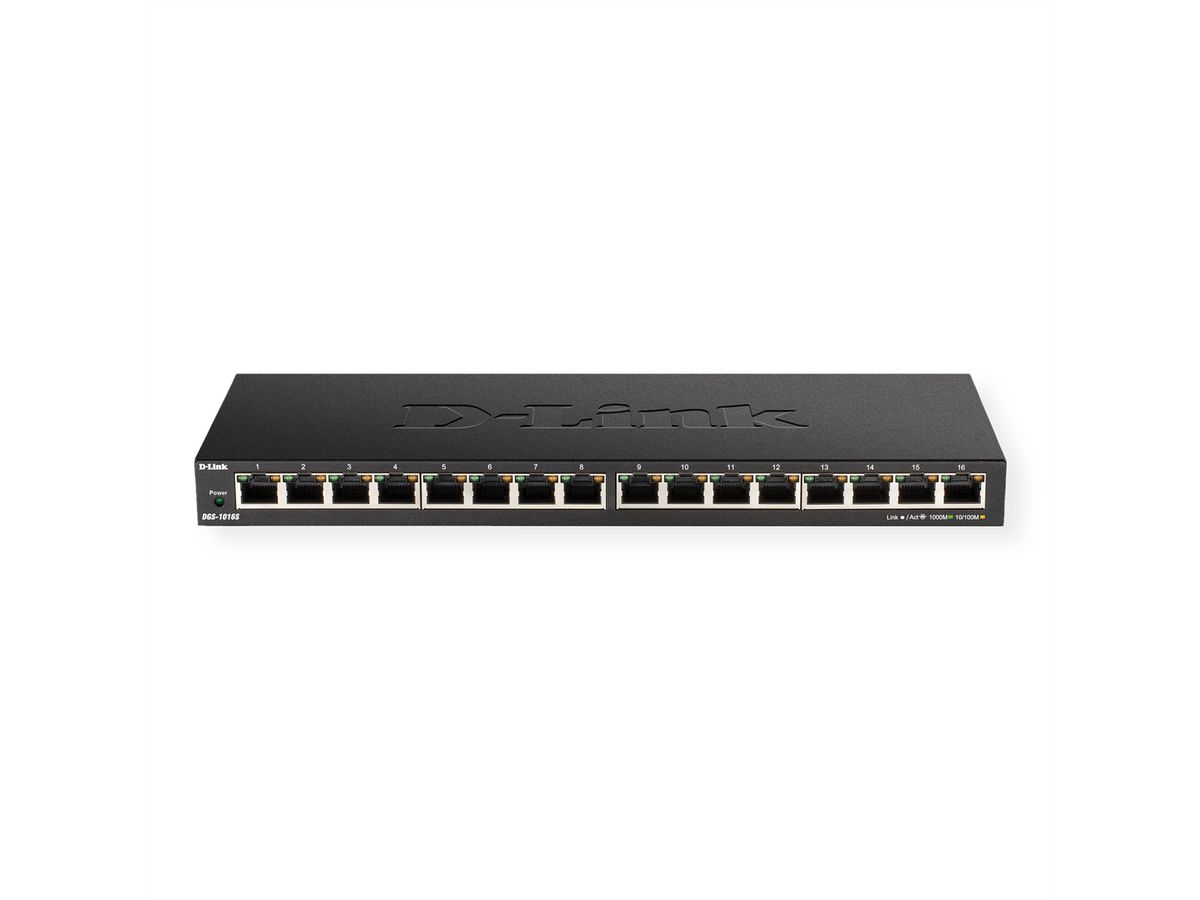 D-Link DGS-1016S/E 16Port Gigabit Switch 10/100/1000Mbps Unmanaged