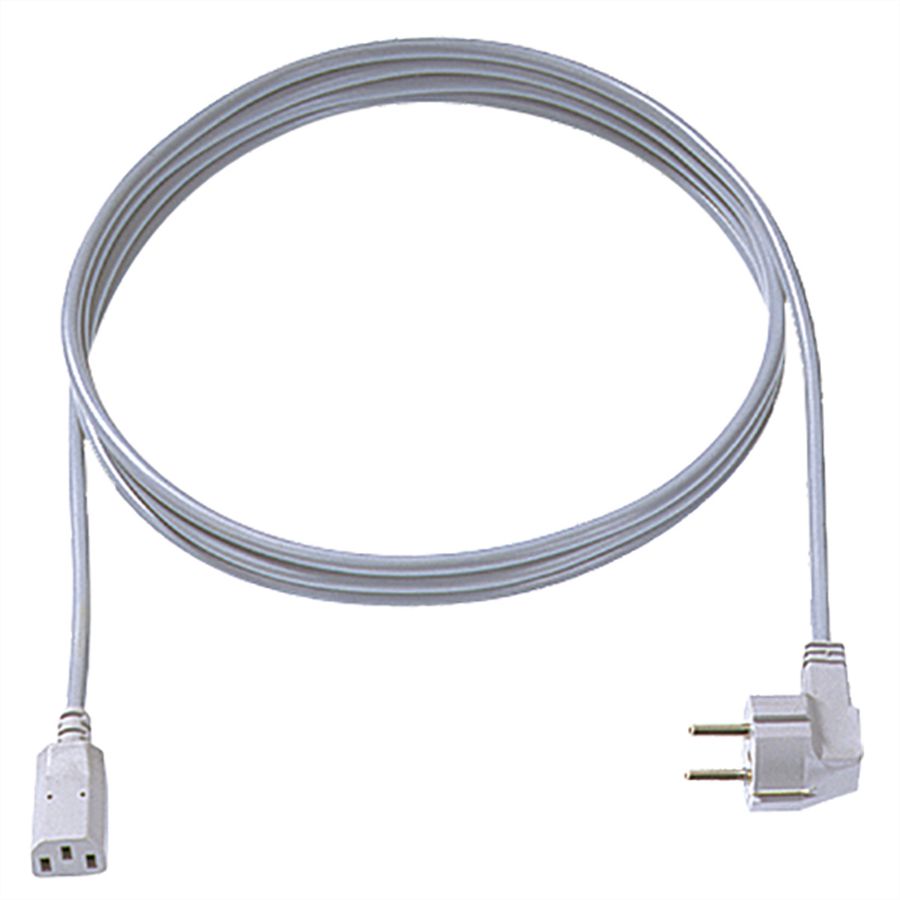 BACHMANN Zuleitung H05VV-F 3G1,0mm² grau, 3,0m, Typ 30/35 C13