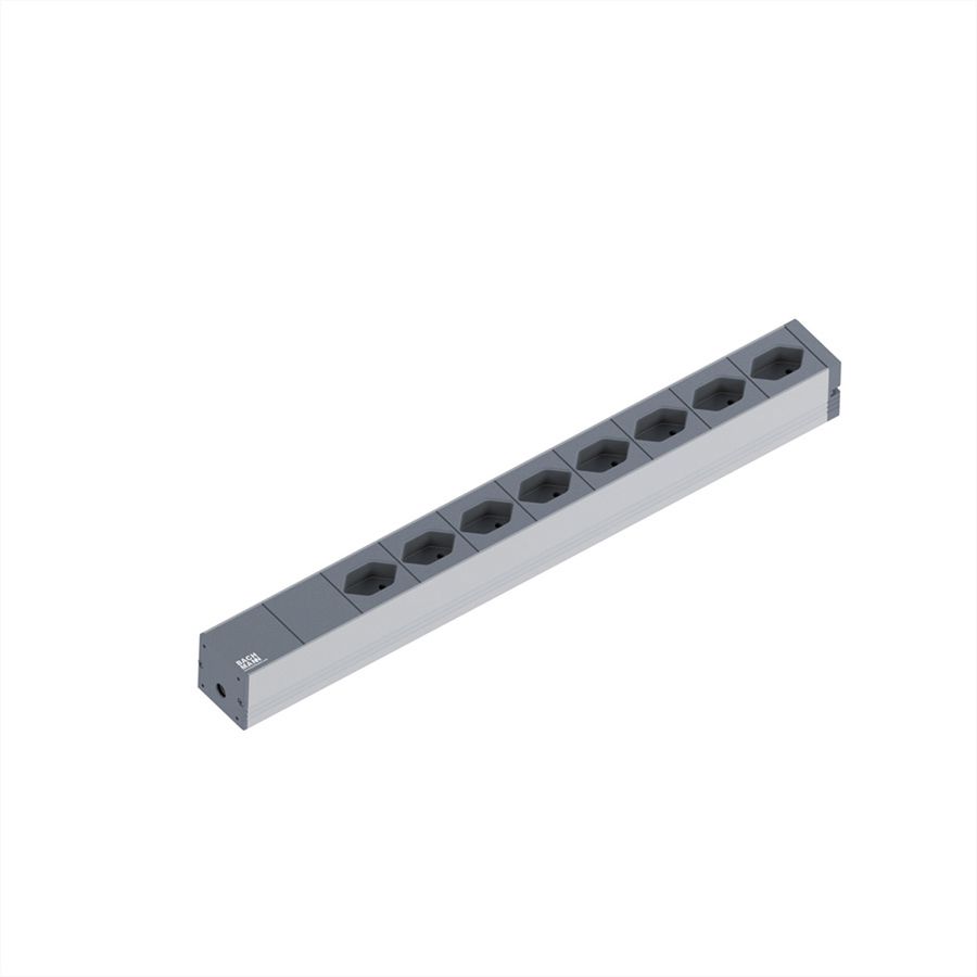 BACHMANN 19" Steckdosenleiste, 8xT13 Buchsen