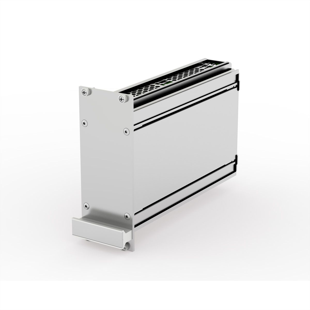 SCHROFF Kassetten PRO 3 HE-Bausätze, Frontplatte ungeschirmt - KAS S1 FS 3HE 10TE 167T
