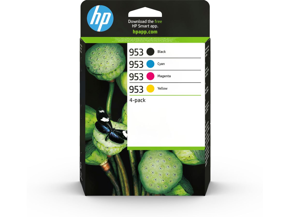 HP 953 4er-Pack Original-Druckerpatronen Schwarz/Cyan/Magenta/Gelb