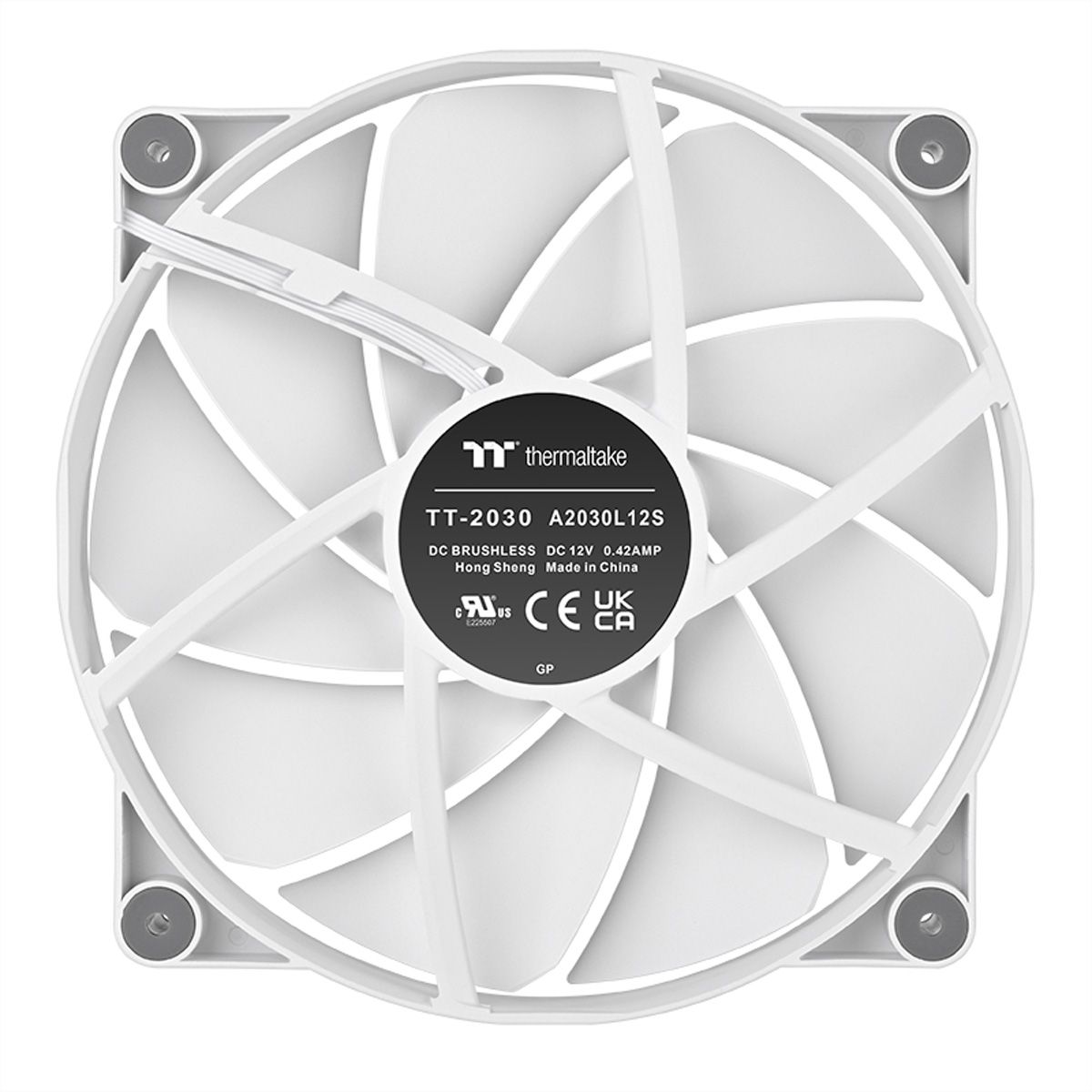 Thermaltake CT200 PWM 200mm Gehäuselüfter, weiß