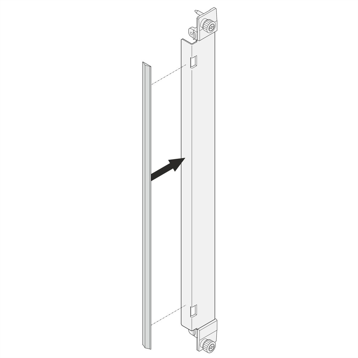 SCHROFF Mesh-Dichtung, selbstklebend für AdvancedTCA- Frontplatten - DICHTUNG EMC 2,3H 299L 10STK