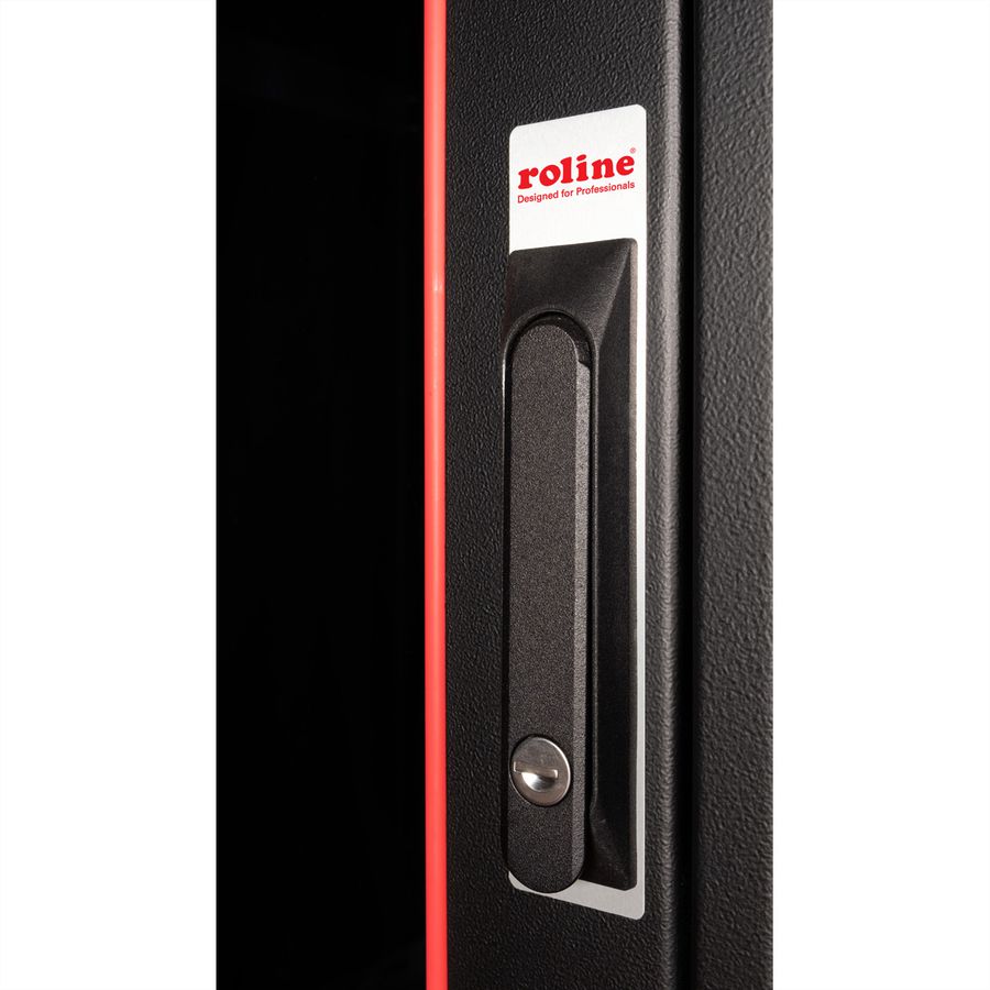 ROLINE 19-Zoll Netzwerkschrank Pro 32 HE, 600x800 BxT Glastür schwarz