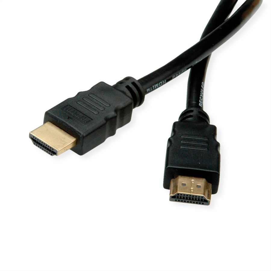 ROLINE RM 8K HDMI Ultra HD Kabel mit Ethernet, ST/ST, schwarz, 3 m