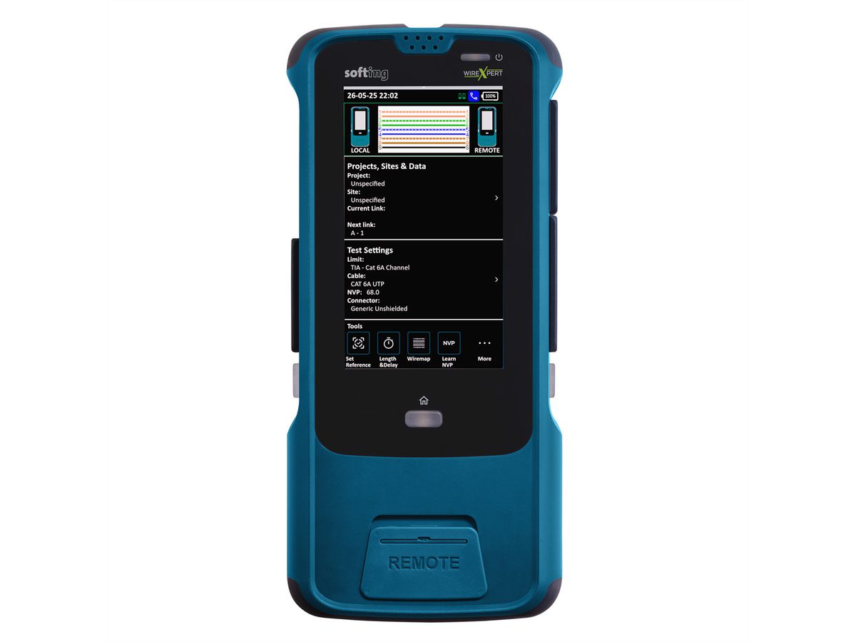 SOFTING WireXpert MP C6A Cable Certifier