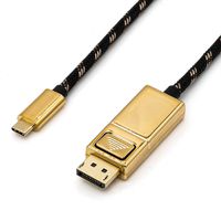 ROLINE GOLD USB-C - DisplayPort Adapterkabel, v1.2, ST/ST, 2 m
