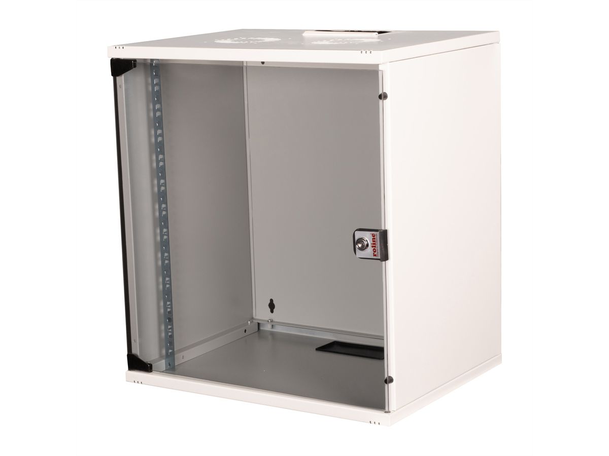 ROLINE 19-Zoll Wandgehäuse Basic 12 HE, 540x400 BxT Bausatz grau