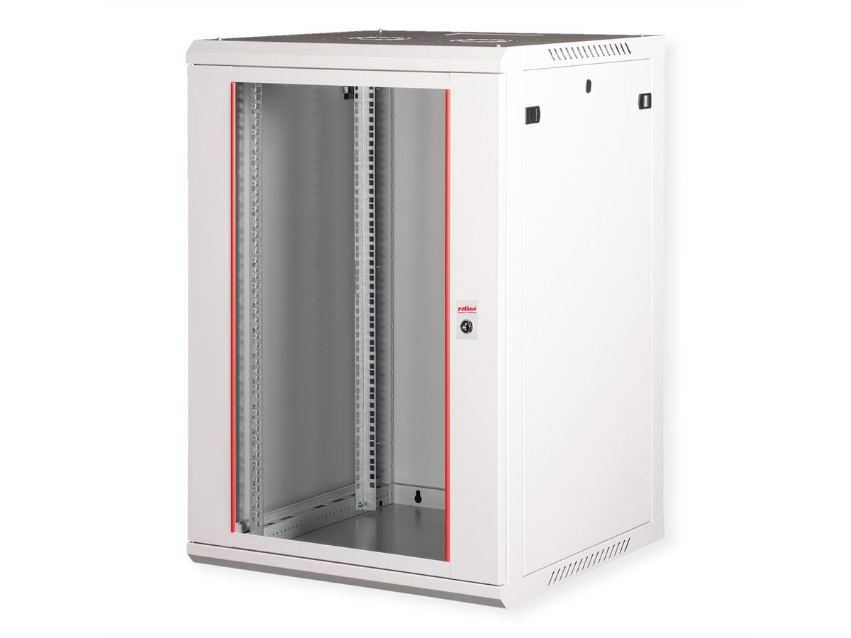 ROLINE 19-Zoll Wandgehäuse Basic Plus 18HE, 600x600 BxT grau