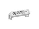 BACHMANN DESK2 white 3xP40 0,2m GST18 RAL9010