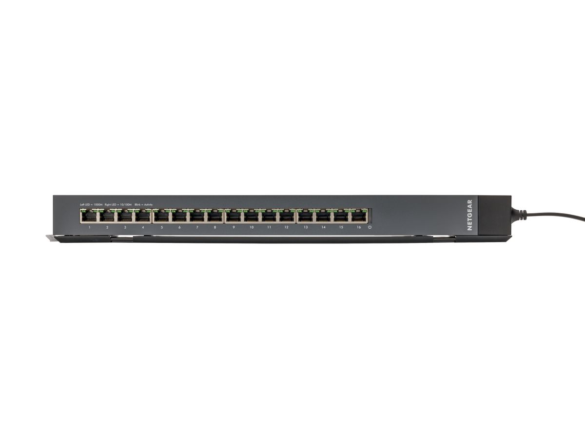 Netgear GSS116E ProSafe Click Switch 16-Port, managed, Desktop / Wallmount