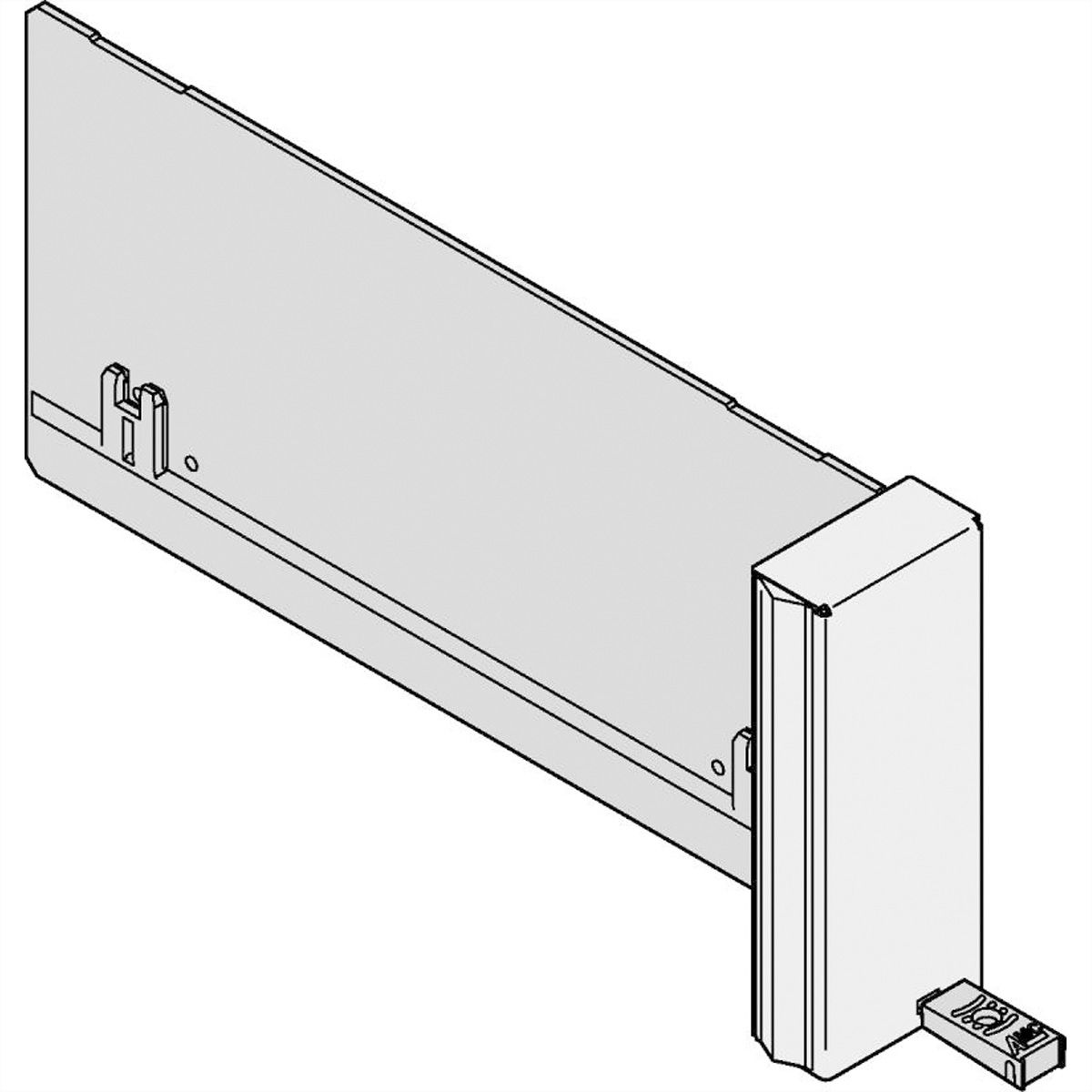 SCHROFF Filler-Modul ECO mit starrem Griff - AMC BLINDMODUL FS D