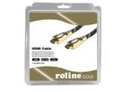 ROLINE GOLD HDMI Ultra HD Kabel mit Ethernet, ST/ST, Retail Blister, 5 m