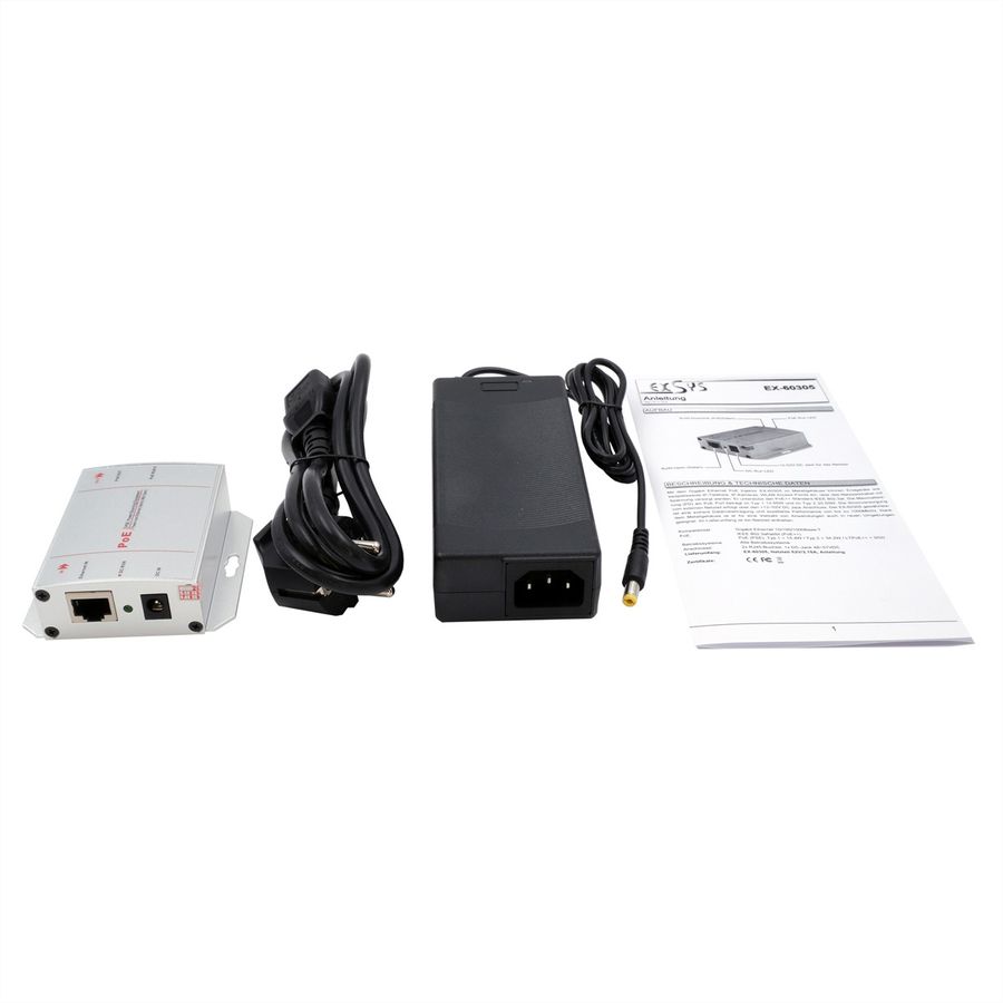 EXSYS EX-60305 PoE++ Gigabit Injektor 90W