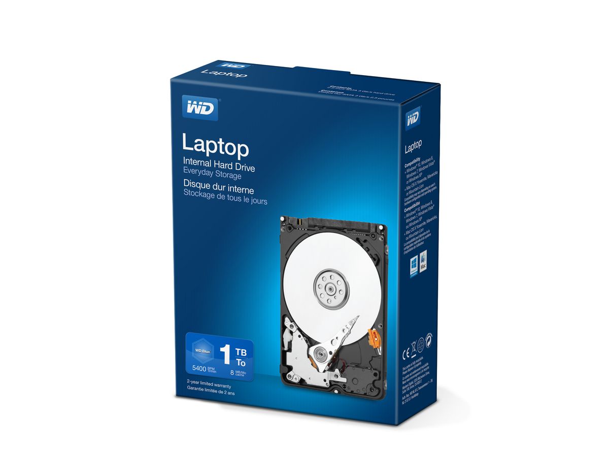 Western Digital Laptop Everyday 1000GB Serial ATA II Interne Festplatte