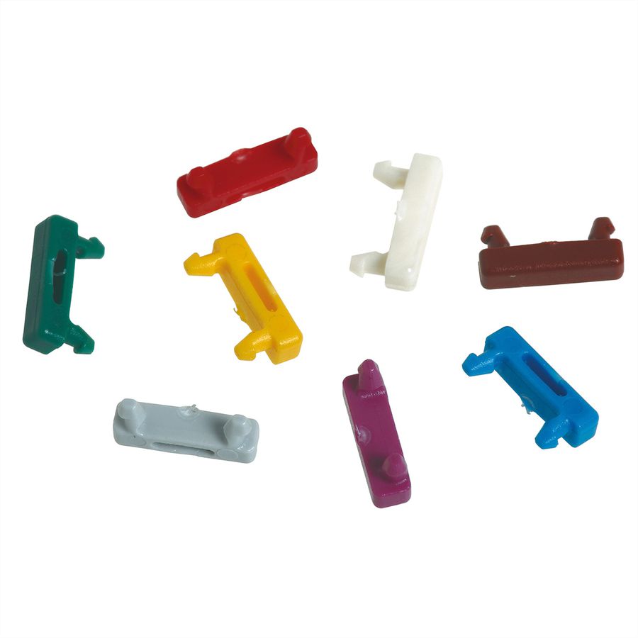 EasyLan DualBoot® Steckermarkierungsclips, 100 Stück, rot