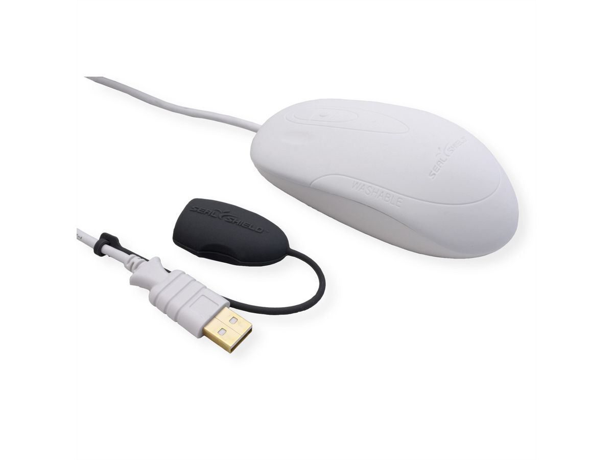 SEAL SHIELD Scroll Wheel Mouse white SSWM3