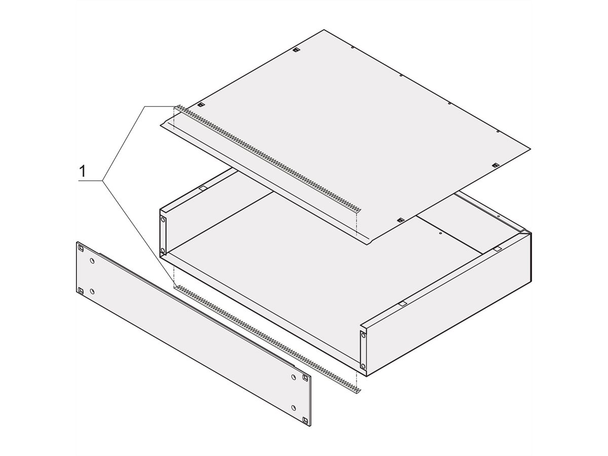 SCHROFF EMV-Dichtsatz - HF-DICHTUNGSSET MULTIPAC/PRO