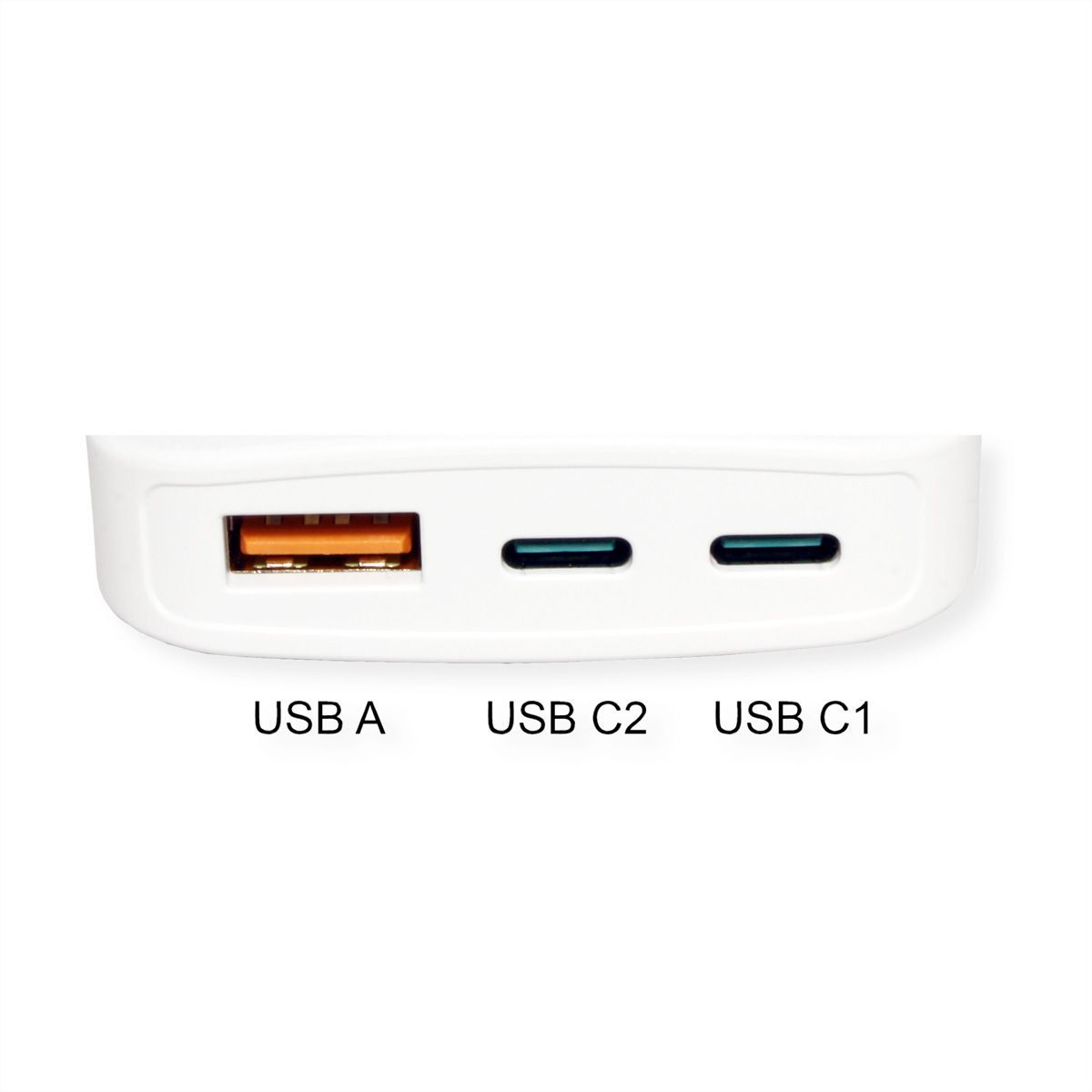 ROLINE USB Charger, schlank, mit klappbarem Euro-Stecker, 65W