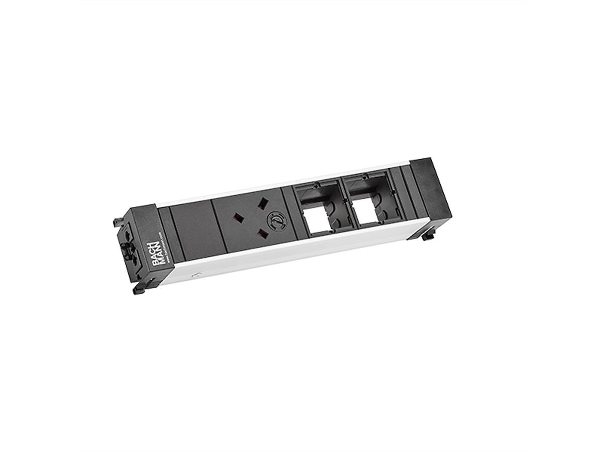 BACHMANN CONF 1xUK 45° 3,15A 2xCM, Stromein und -ausgang: GST18